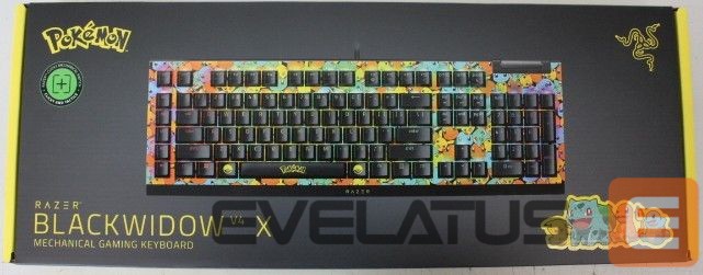 Computer keyboard Razer SALE OUT. SALE OUT. BlackWidow V4 X | Mechanical Gaming Keyboard | Wired | US | Green Mechanical Switches | Pokémon Edition | DEMO