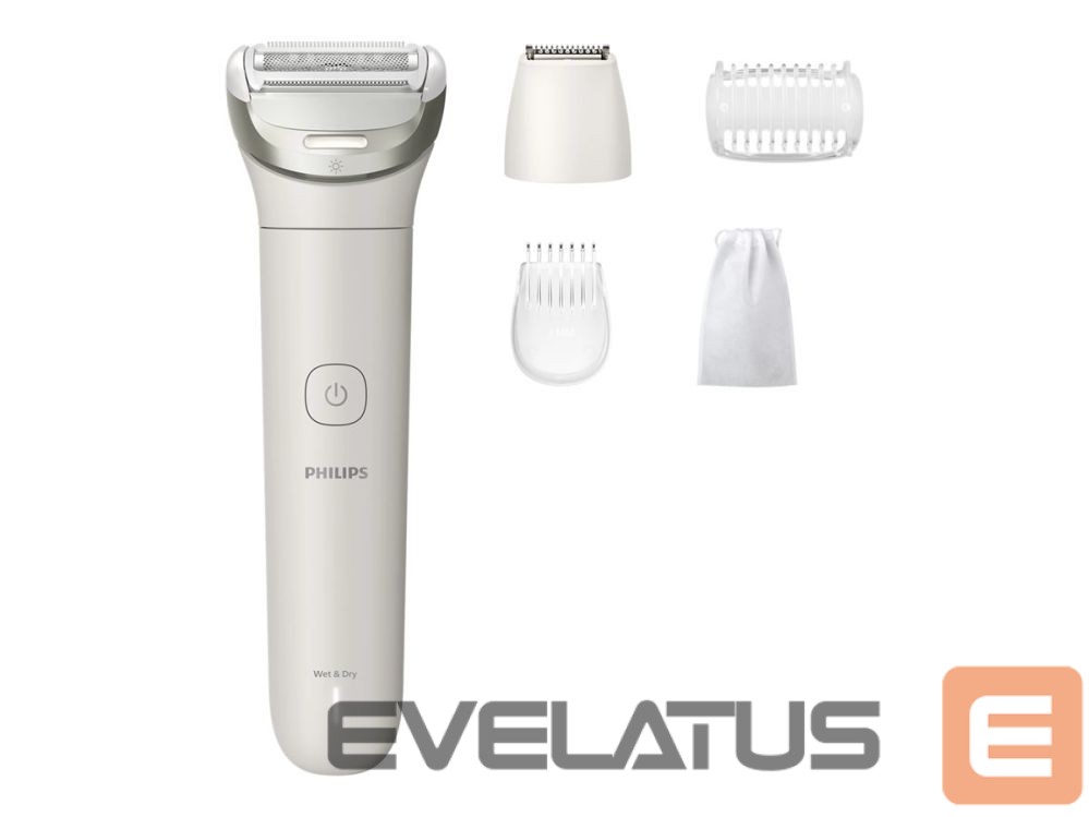 Razor Philips Lady shaver | BRL147/00 Series 8000 | Operating time (max) 100 min | Wet & Dry | Lithium Ion | White/Grey