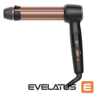 Hairdryer brush Rowenta  CF4620E0 | Twist Curl Curling Iron | Ceramic heating system | Ion conditioning | Barrel diameter 27, 32. 38 mm | Temperature (min) 150 °C | Temperature (max) 210 °C | Number of heating levels 4 | Display LCD | 86 W | Black/Copper 