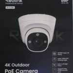 Webcam Reolink  SALE OUT.  PCRPD4K01 Smart 4K 125° View PoE Dome Camera |  4K Smart PoE Camera with Color Night Vision | RP-PCT8M | 24 month(s) | Dome | 8 MP | 2.8mm/F1.6 | IP67 | H.265/H.264 | MicroSD card slot, max. 512GB | UNPACKED, DEMO 