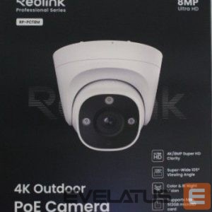 Webcam Reolink  SALE OUT.  PCRPD4K01 Smart 4K 125° View PoE Dome Camera |  4K Smart PoE Camera with Color Night Vision | RP-PCT8M | 24 month(s) | Dome | 8 MP | 2.8mm/F1.6 | IP67 | H.265/H.264 | MicroSD card slot, max. 512GB | UNPACKED, DEMO 