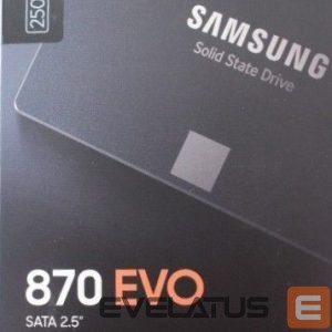 Hard drive SSD Samsung  SALE OUT.  SSD 870 EVO 500GB SATA III 2.5 inch | SALE OUT. |  SSD | 870 EVO | 500 GB | SSD form factor 2.5" | Solid-state drive interface SATA III | DAMAGED PACKAGING | Read speed 560 MB/s | Write speed 530 MB/s 