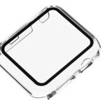 Back panel cover fixed  |  | Apple | Watch 45mm / Series 8 45mm | Polycarbonate | Clear | Full frame coverage; Rounded edges; 100% transparent | Screen protector Case 