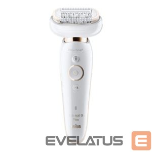 Epilator Braun  Epilator | Silk-épil 9 Flex SES9-030 3D | Operating time (max) 50 min | Number of power levels 2 | Wet & Dry | White 