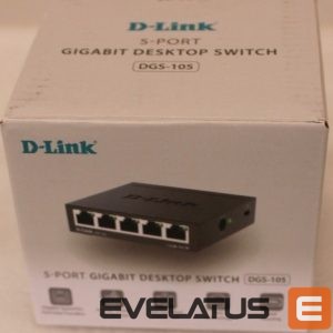 Server - Other Accessories D-link  SALE OUT.  DGS-105GL/E 5-Port Gigabit Ethernet Switch | SALE OUT. Ethernet Switch | DGS-105/E | Unmanaged | Desktop | Gigabit Ethernet (copper) ports quantity 5 | 60 month(s) | UNPACKED 