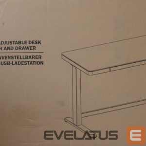 Office supplies Digitus  SALE OUT. Electric Height Adjustable Desk | 72 - 121 cm | Maximum load weight 50 kg | Metal | White | 24 month(s) | DAMAGED PACKAGING, DEMO 