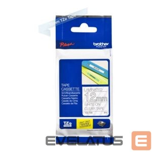 Printer accessories Brother  | TZe-135 Laminated Tape | White on Clear | TZe | 8 m | 1.2 cm 