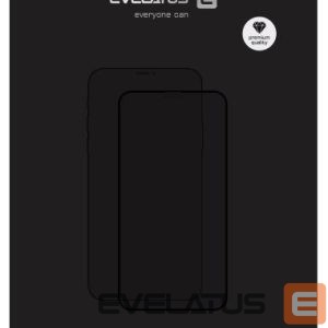 Protective glass Evelatus Apple iPhone 6 Plus/7 Plus/8 Plus 2.5D Full Cover Japan Glue Glass Anti-Static 