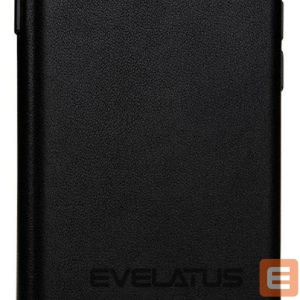 Back panel cover Evelatus Apple iPhone 7/8/SE2020/SE2022 Leather Case Prestige Black