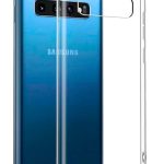Back panel cover Evelatus Samsung Galaxy S10 Plus Silicone Case 1.5mm TPU Transparent