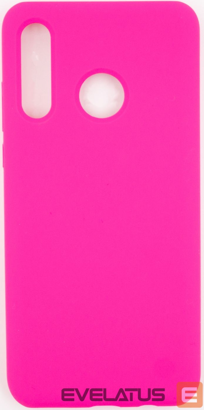 Back panel cover Evelatus Huawei P30 Lite Premium Soft Touch Silicone Case Candy Pink