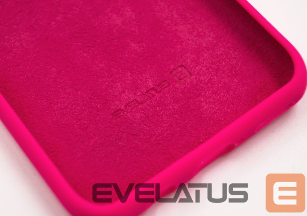 Back panel cover Evelatus Huawei P30 Lite Premium Soft Touch Silicone Case Candy Pink