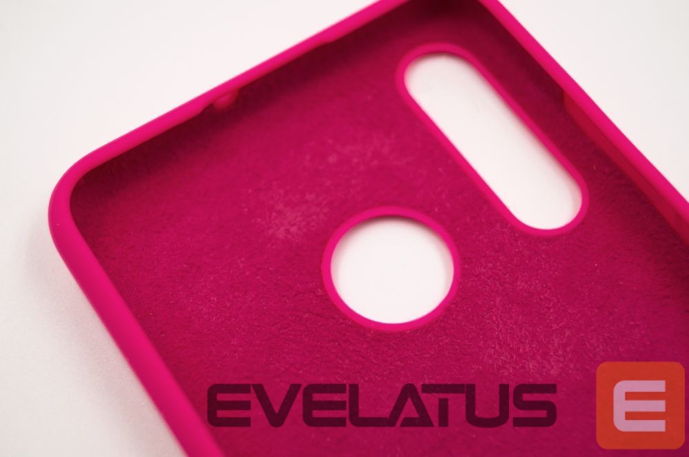 Back panel cover Evelatus Huawei P30 Lite Premium Soft Touch Silicone Case Candy Pink