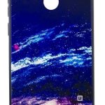 Back panel cover Evelatus Samsung A7 2018 Picture Glass Case Starry Night