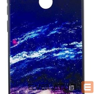 Back panel cover Evelatus Samsung A7 2018 Picture Glass Case Starry Night