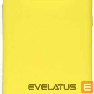 Back panel cover Evelatus Samsung Galaxy S10e Nano Silicone Case Soft Touch TPU Yellow