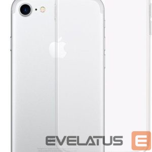 Back panel cover Evelatus Apple iPhone 7/8/SE2020/SE2022 Clear Silicone Case 1.5mm TPU Transparent
