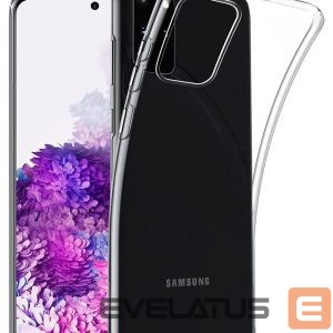 Back panel cover Evelatus Samsung Galaxy A71 Clear Silicone Case 1.5mm TPU Transparent