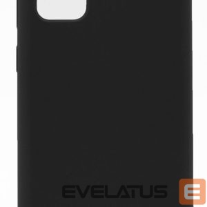 Back panel cover Evelatus Samsung Galaxy S21 Ultra Premium Soft Touch Silicone Case Black