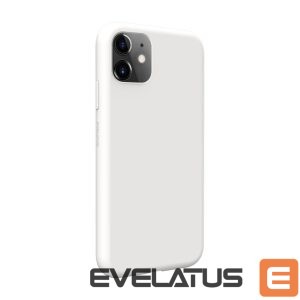 Back panel cover Evelatus Apple iPhone 11 Premium Soft Touch Silicone Case White