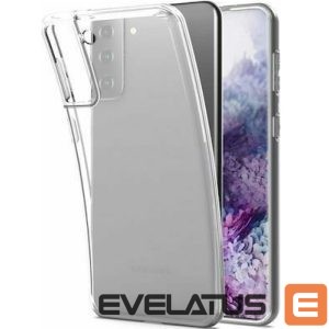 Back panel cover Evelatus Samsung Galaxy S21 Clear Silicone Case 1.5mm TPU Transparent