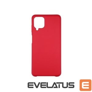 Back panel cover Evelatus Samsung Galaxy A12 / M12 Nano Silicone Case Soft Touch TPU Red