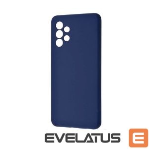 Back panel cover Evelatus Samsung Galaxy A32 Nano Silicone Case Soft Touch TPU Midnight Blue