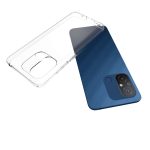 Back panel cover Evelatus Xiaomi Redmi 12C Clear Silicone Case 1.5mm TPU Transparent