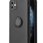 Back panel cover iLike Apple IPHONE 13 PRO MAX SILICONE RING Black