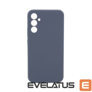 Back panel cover Evelatus Samsung Galaxy A34 5G Premium Soft Touch Silicone Case Midnight Blue
