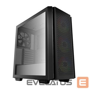 Computer case Deepcool  MID TOWER CASE CG560 Side window, Black, Mid-Tower, Power supply included No 