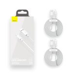 Cable Baseus  CABLE LIGHTNING TO USB 1.5M/2PCS WHITE TZCALZJ-02 