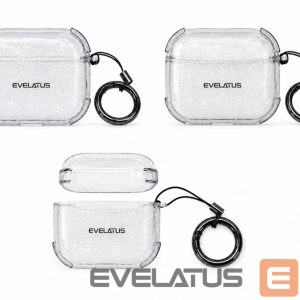 Headphone case Evelatus Apple AirPods Pro TPU Protective Case Shine Transparent