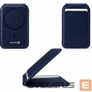 Case universal pocket Evelatus Universal Magnetic Wallet With Stand Dark Blue