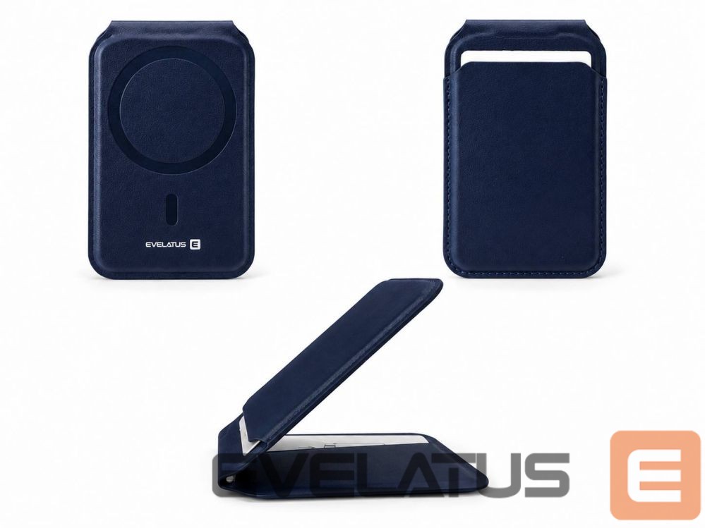 Case universal pocket Evelatus Universal Magnetic Wallet With Stand Dark Blue