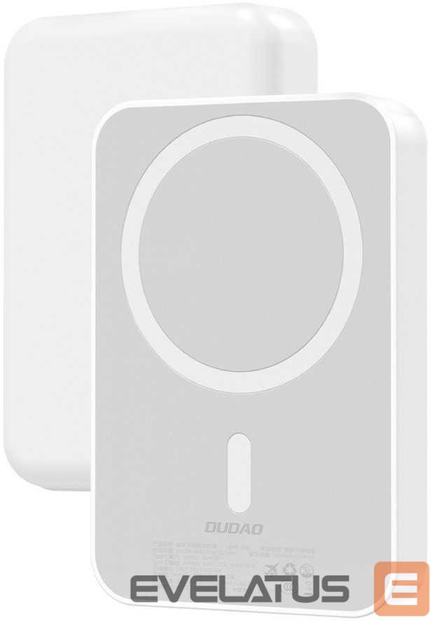 Power bank Dudao Power bank K26 Wireless Magnetic 10000mAh 20W Max TYPE-C White