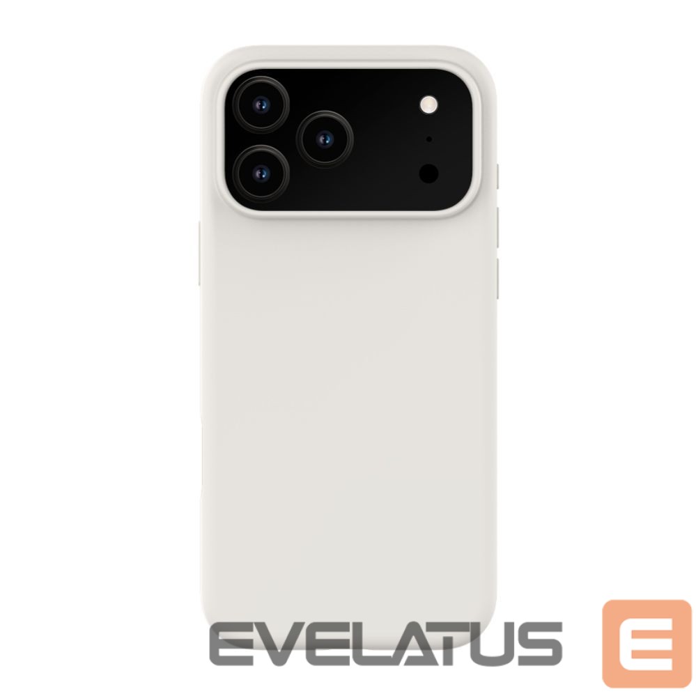 Back panel cover Evelatus Apple iPhone 18 Pro Max Premium Magsafe Soft Touch Silicone Case Silver