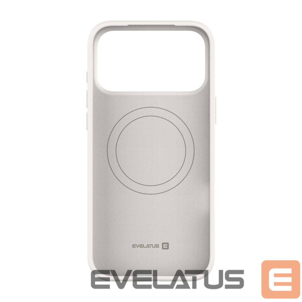 Back panel cover Evelatus Apple iPhone 18 Pro Max Premium Magsafe Soft Touch Silicone Case Silver