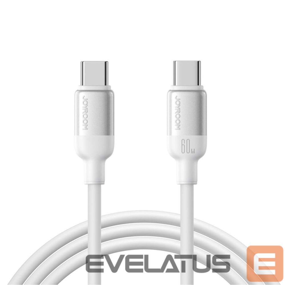 Cable Joyroom S-A62 Lively Series 60W USB-C - USB-C кабель 1.2m White