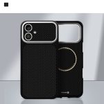 Back panel cover Evelatus Apple iPhone 17 Carbon Premium Edition MagSafe case Black