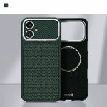 Back panel cover Evelatus Apple iPhone 18 Pro Carbon Premium Edition MagSafe case Green