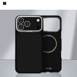 Back panel cover Evelatus Apple iPhone 18 Pro Max Carbon Premium Edition MagSafe case Black