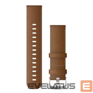 Strap Garmin  Quick Release Bands (22 mm)
Brown Italian Leather, silver hardware 