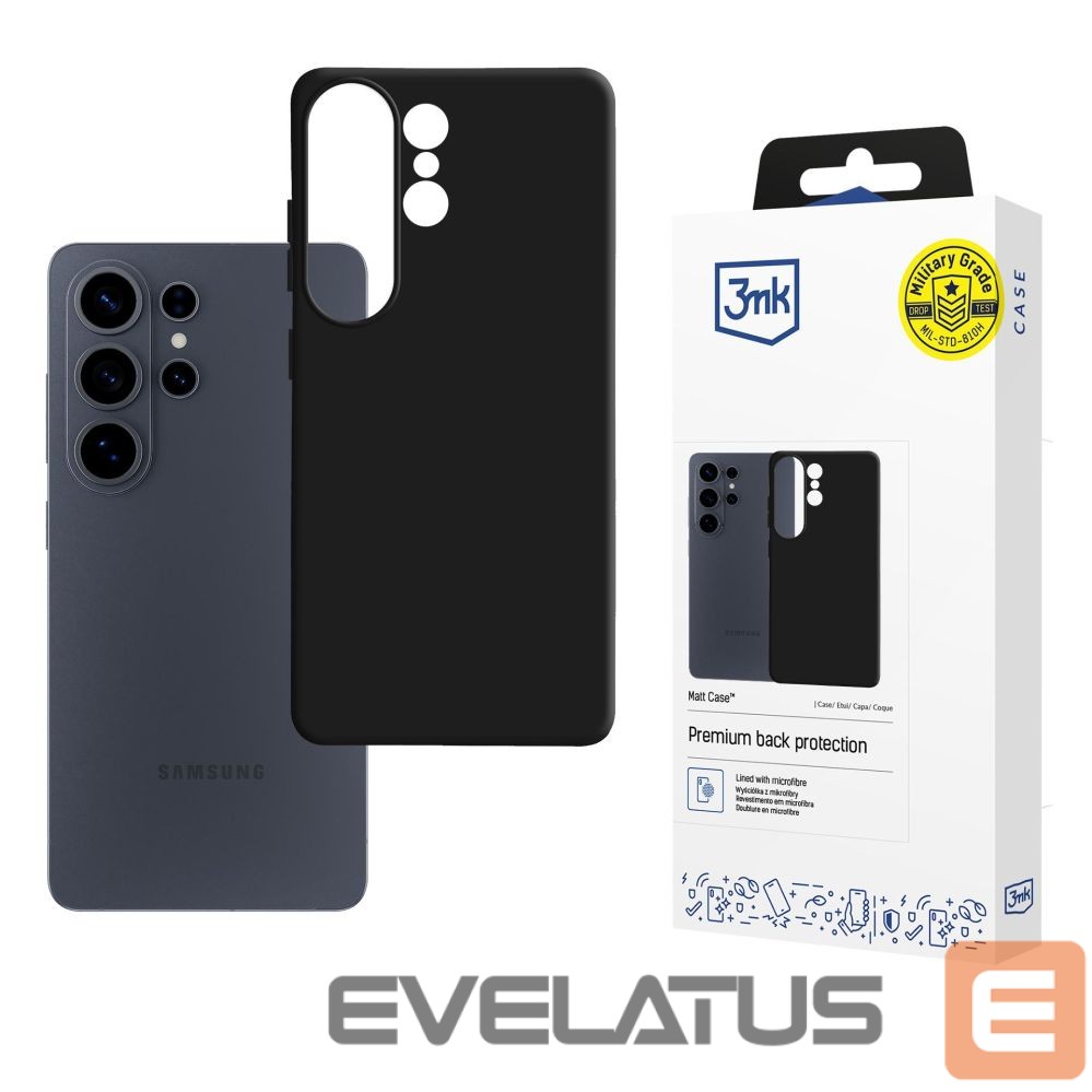 Other goods 3MK 3mk Matt Case for Samsung Galaxy S26 Ultra - Matte Black
