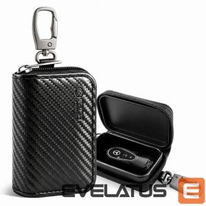 Back panel cover Tech-Protect  Tech-Protect KLR300 Anti-Theft Car Key Case - Black 