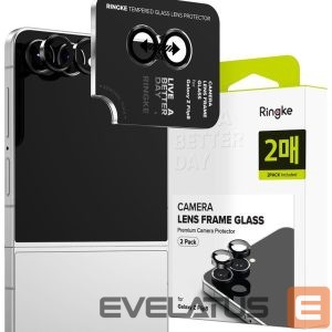 Protective glass Ringke  Ringke Camera Frame Protector 2-Pack for Samsung Galaxy Z Flip 8 - Black 