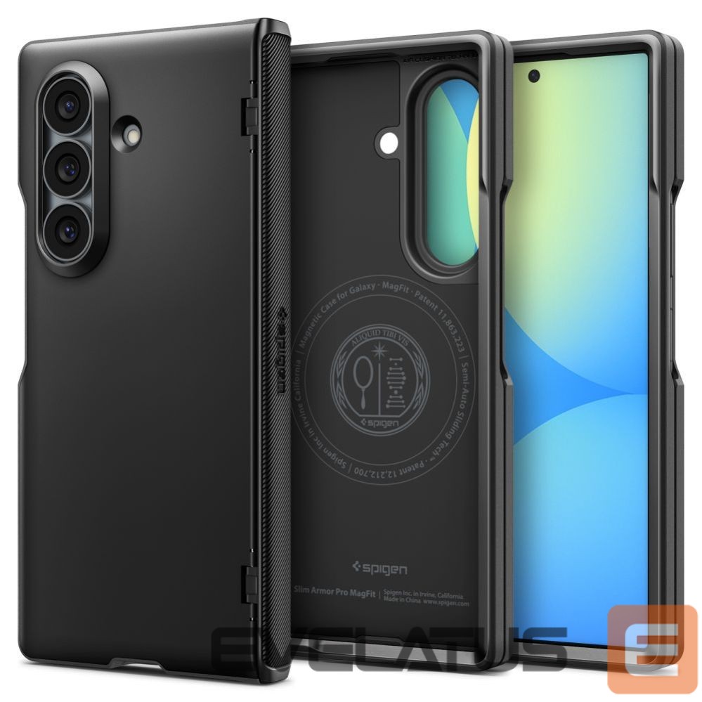 Back panel cover Spigen Spigen Slim Armor Pro Magsafe Case for Samsung Galaxy Z Fold 8 Ultra - Black