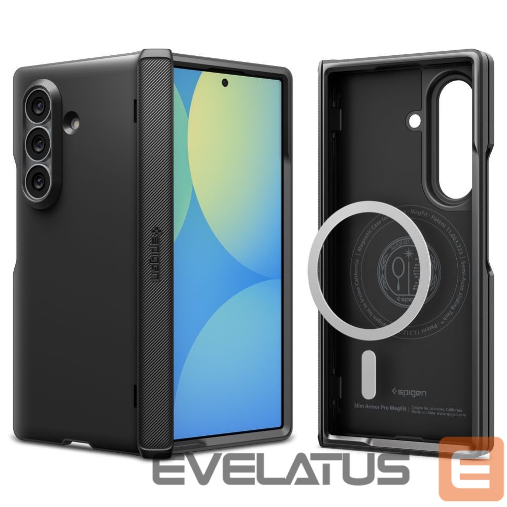 Back panel cover Spigen Spigen Slim Armor Pro Magsafe Case for Samsung Galaxy Z Fold 8 Ultra - Black