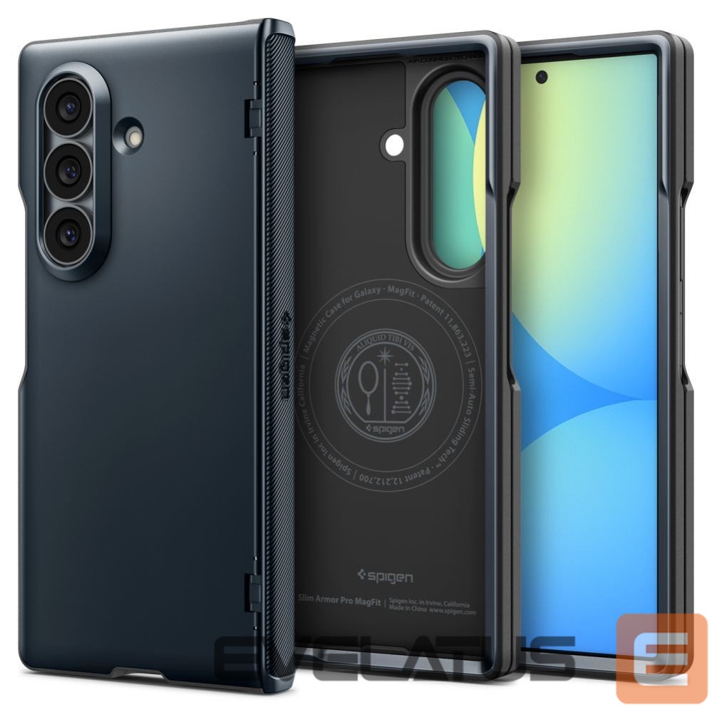 Back panel cover Spigen Spigen Slim Armor Pro Magsafe Case for Samsung Galaxy Z Fold 8 Ultra - Dark Gray