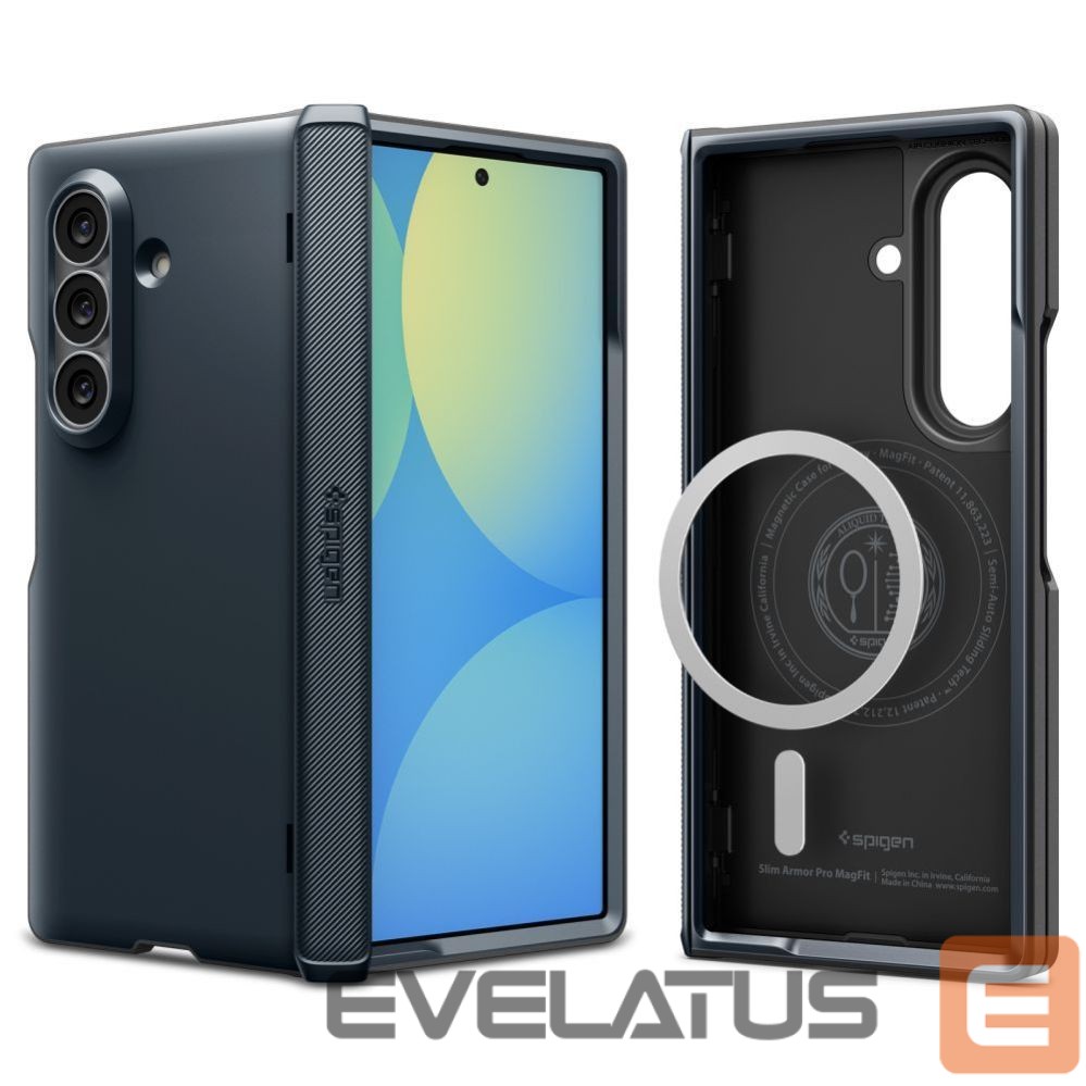 Back panel cover Spigen Spigen Slim Armor Pro Magsafe Case for Samsung Galaxy Z Fold 8 Ultra - Dark Gray